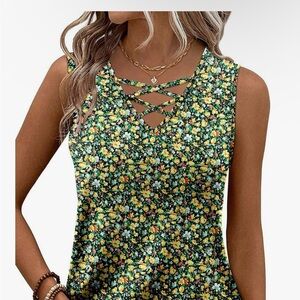 Women’s summer loose fit sleeveless top
